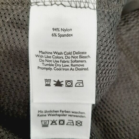 EDDIE BAUER Active Capri Light Casual Cropped Pants Grey Sz 6 - Picture 12 of 12